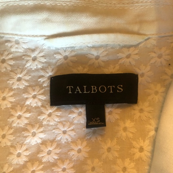 Talbots White Spring Jacket - Picture 4 of 8